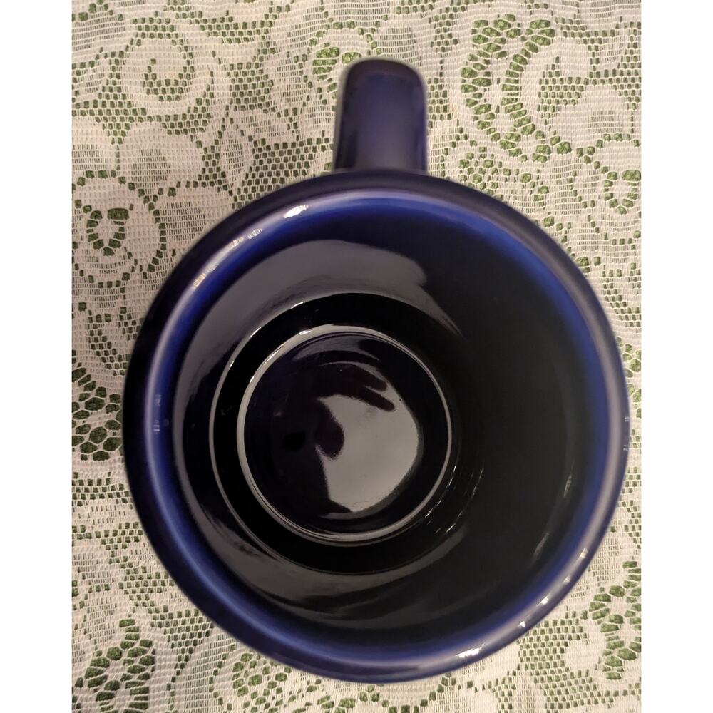 Waffle House 2015 Winter Waffleland Blue Heavy Coffee Mug, Snowflakes, Classic - Picture 5 of 5